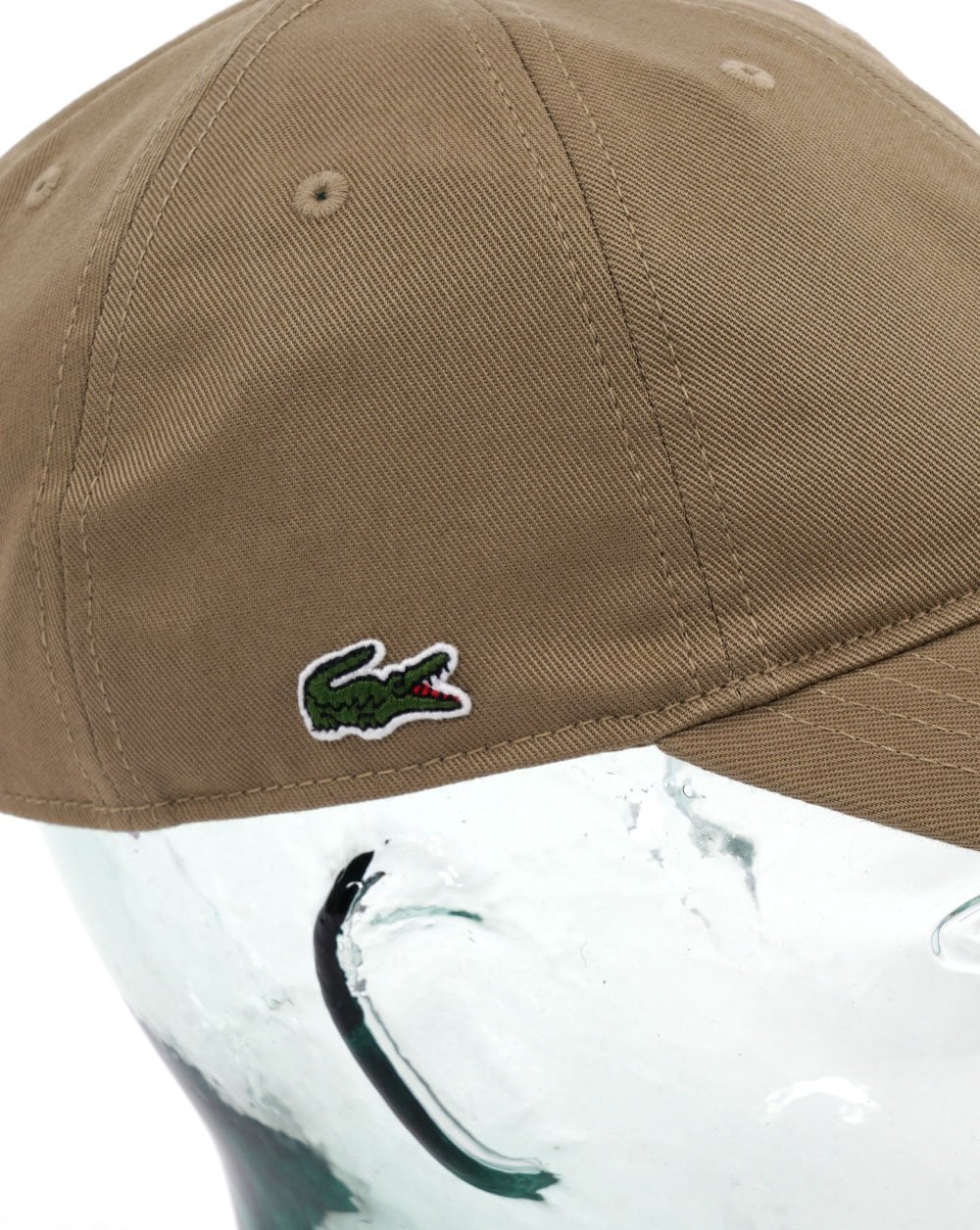 Lacoste Organic Cotton Twill Cap Dark Sand