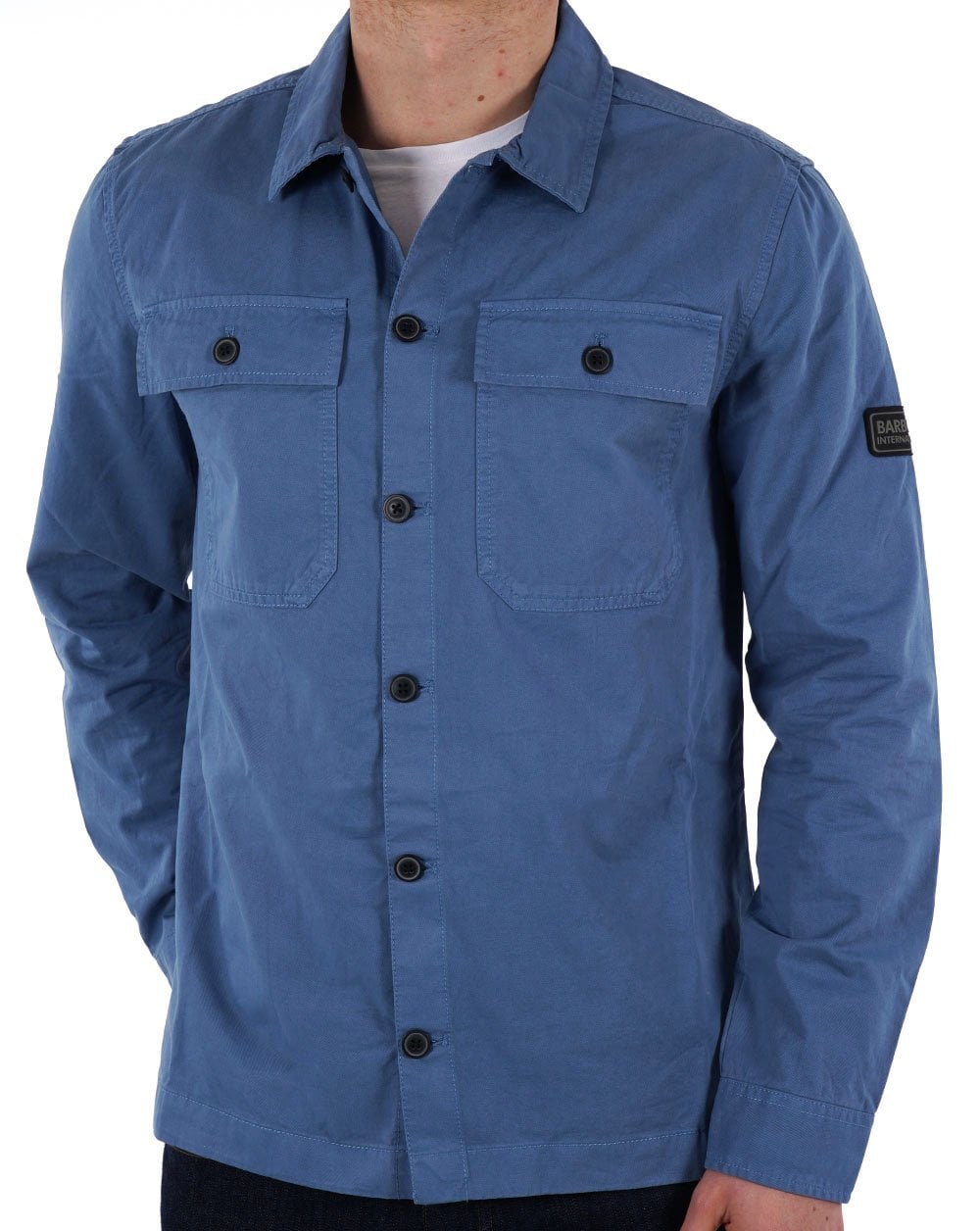 Barbour International Adey Overshirt Blue