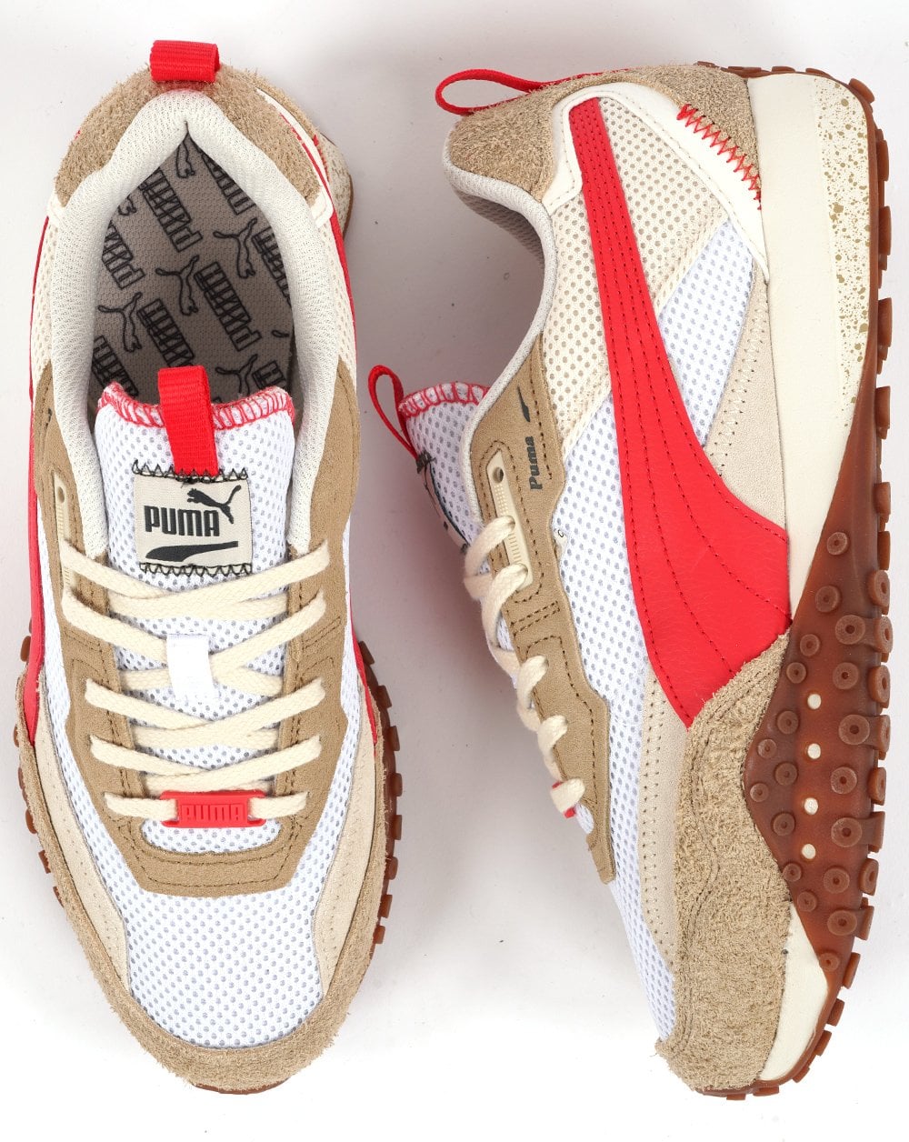 Puma Blktop Rider Preppy Trainer White/Active Red