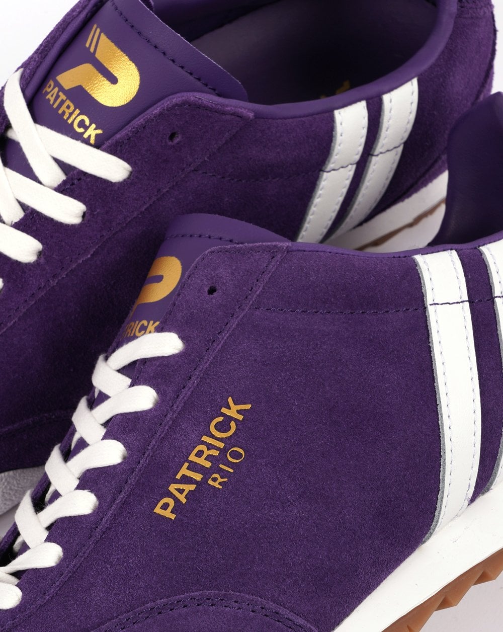 Patrick Rio Trainers Purple/White