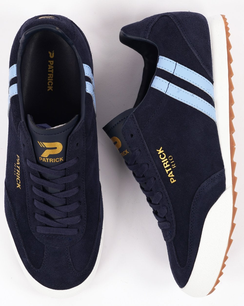 Patrick Rio Trainers Navy/Sky Blue
