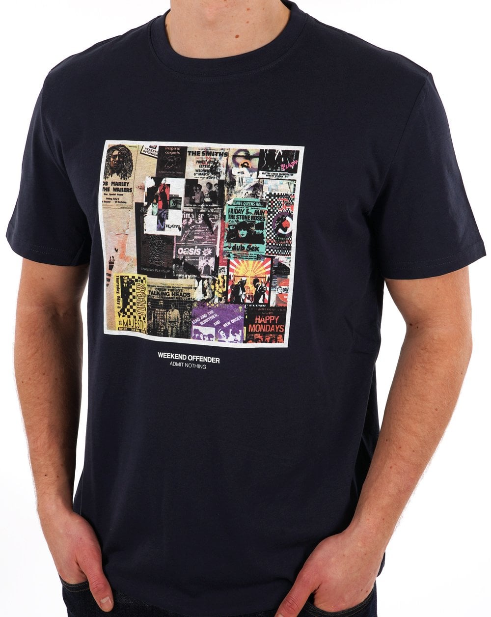Weekend Offender Posters T-shirt Navy