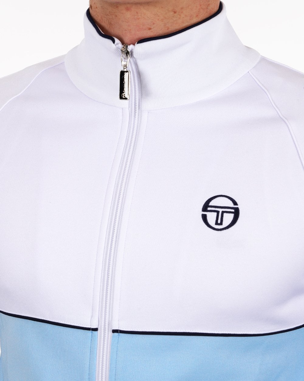 Sergio Tacchini Orion Track Top Sky Blue/white