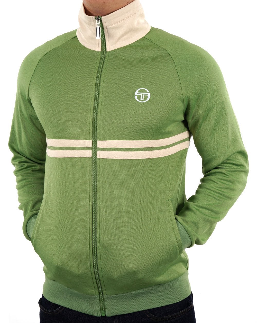 Sergio Tacchini Dallas Track Top Jade / Off White