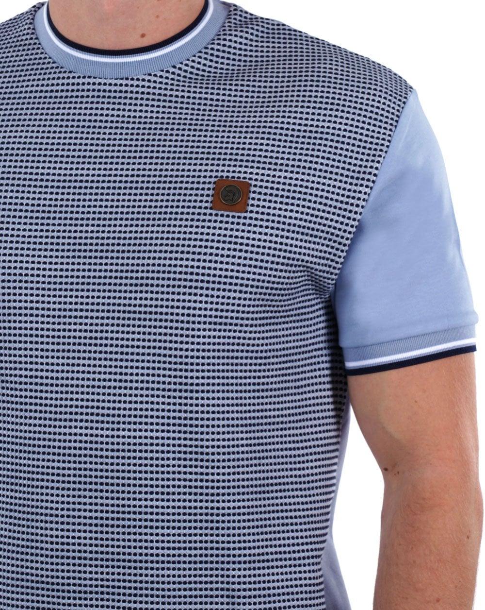 Trojan Birdseye T-shirt Sky Blue