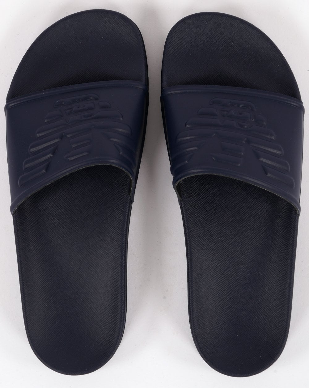 Emporio Armani Eagle Sliders Navy