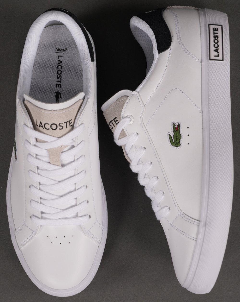 Lacoste Footwear Powercourt 124 SMA Trainer White/Black