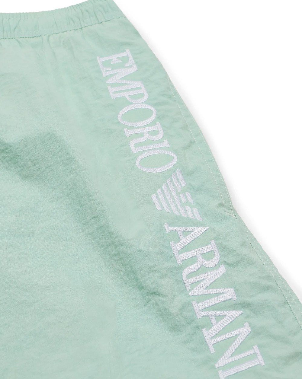 Emporio Armani Logo Swim Shorts Water Green
