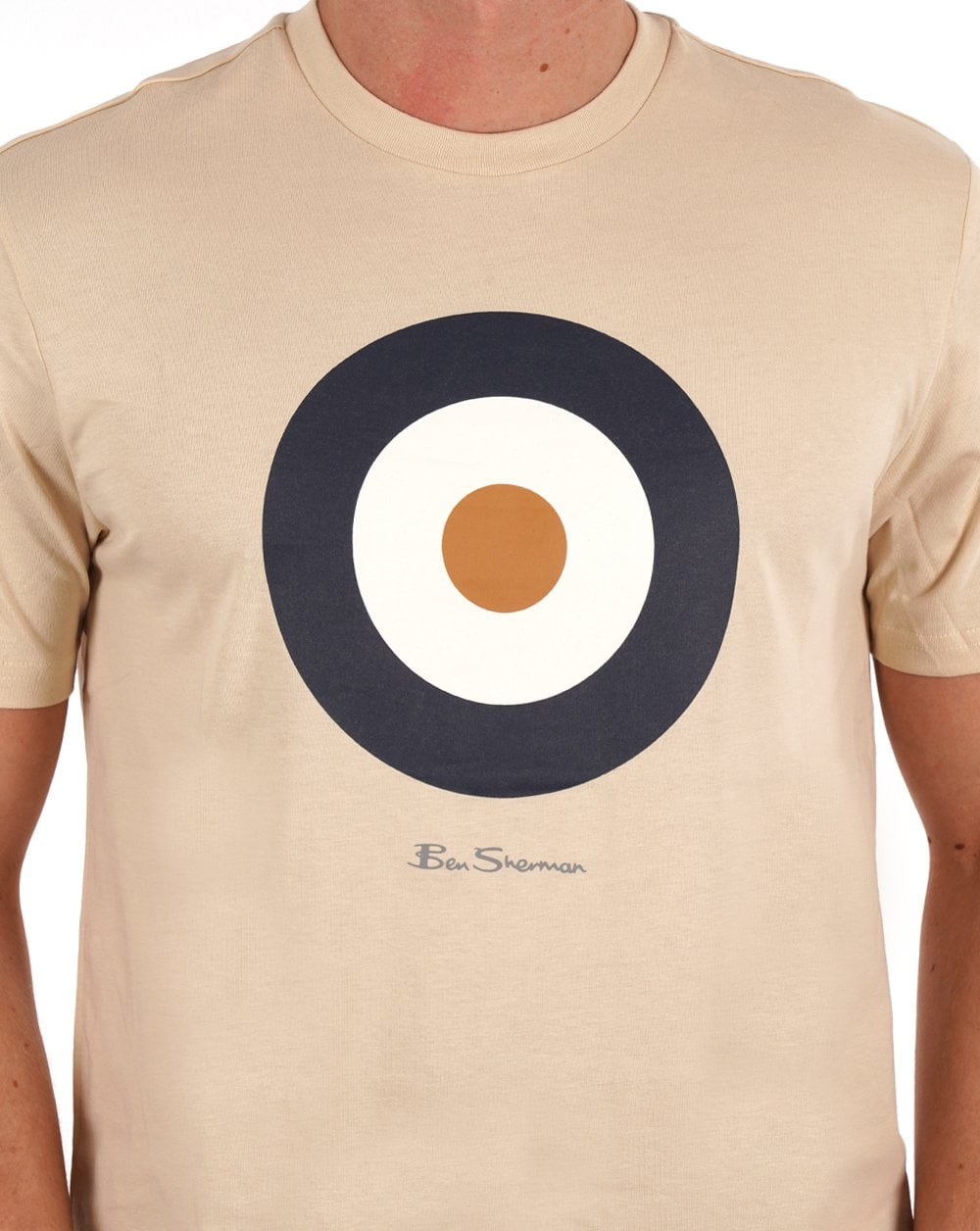Ben Sherman Signature Target T-shirt Cream