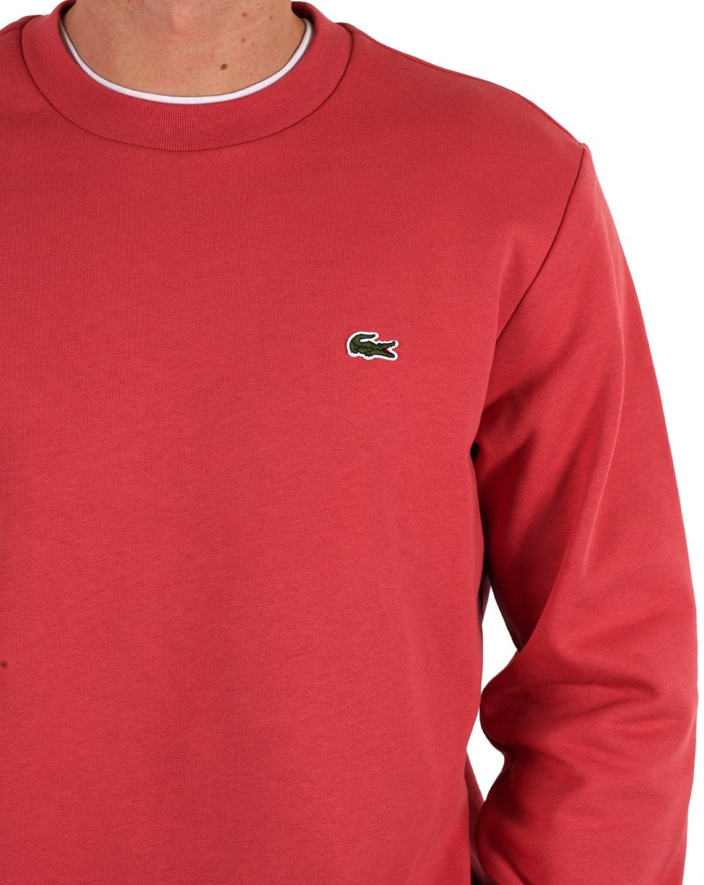 Lacoste Cotton Sweatshirt Sierra Red