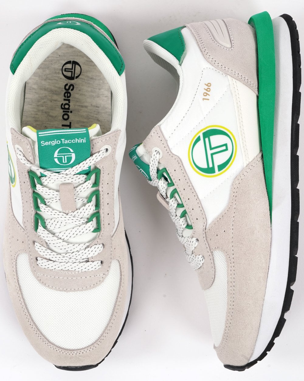 Sergio Tacchini Venezia Trainers White Green