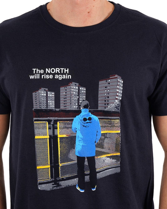 80s Casuals 80s Casuals North Will Rise T-shirt Navy