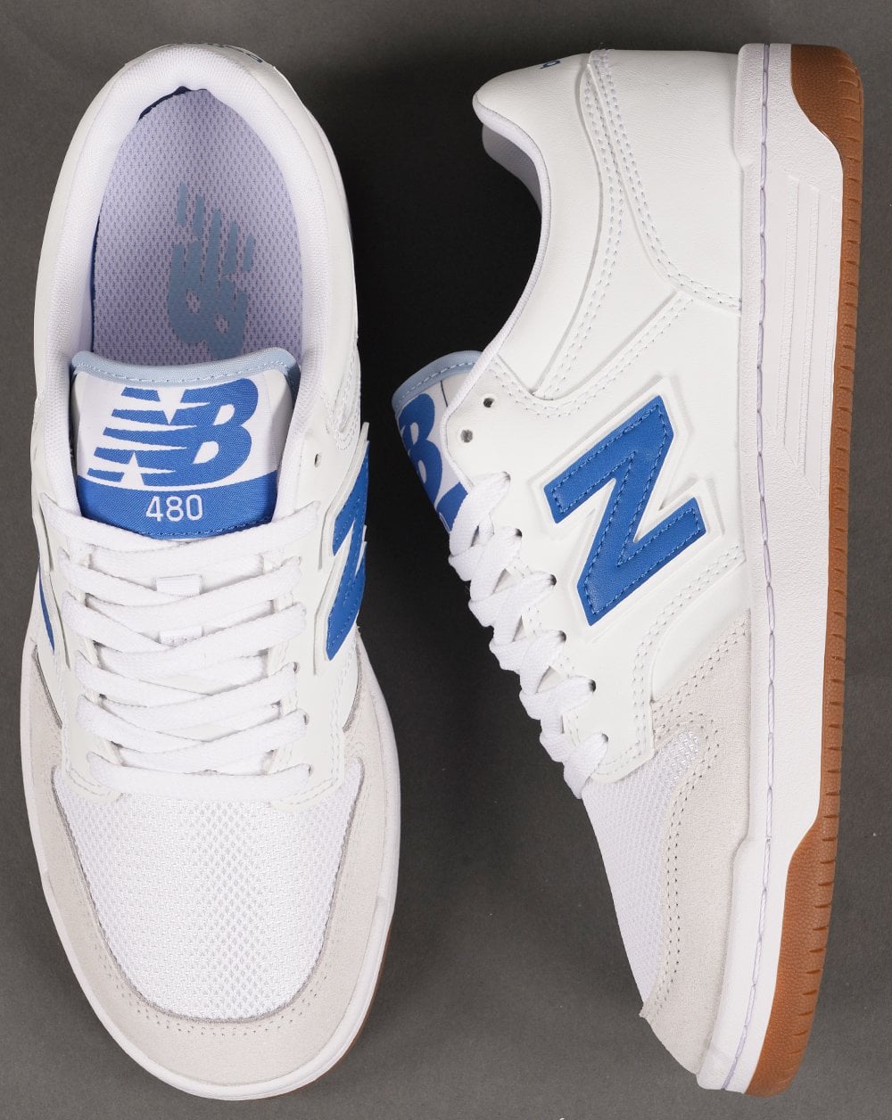 New Balance 480 Trainer White/Blue