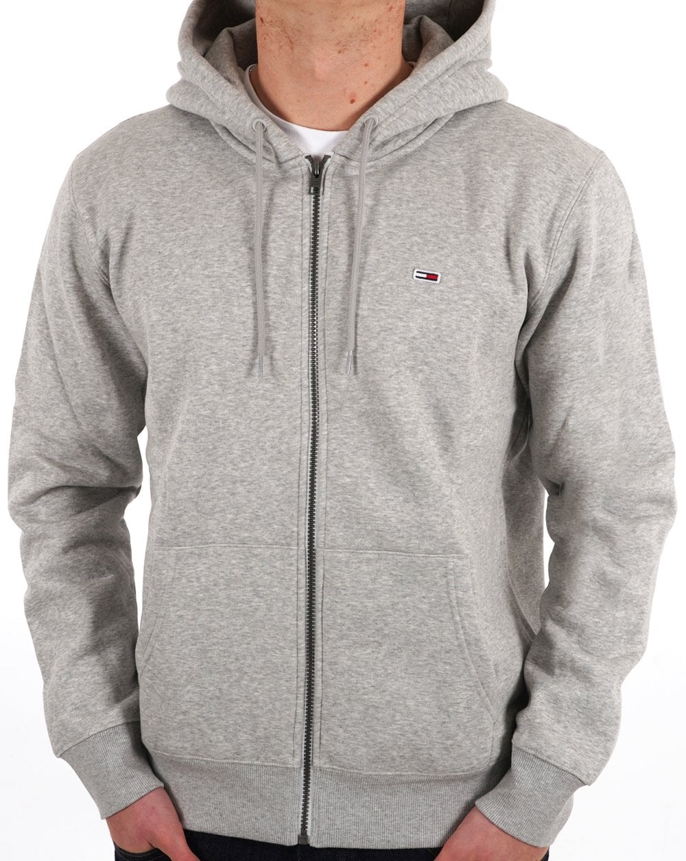 Tommy Jeans Hoodie Light Grey Melange