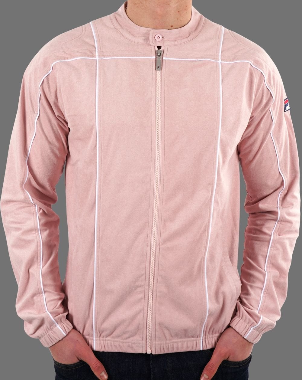 Fila Vintage Terrinda Mk3 Track Top Pink/White
