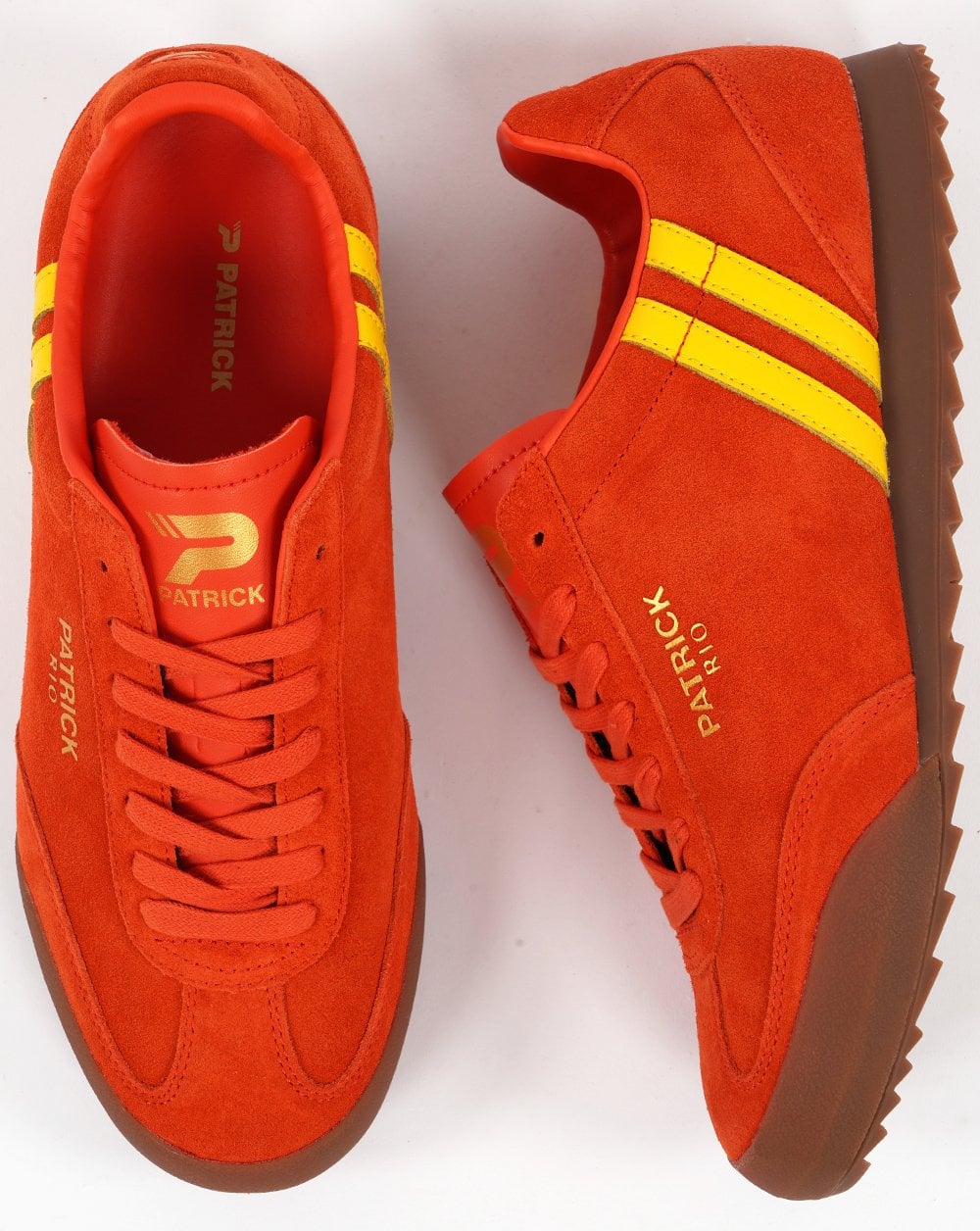 Patrick Rio Trainers Orange /Yellow