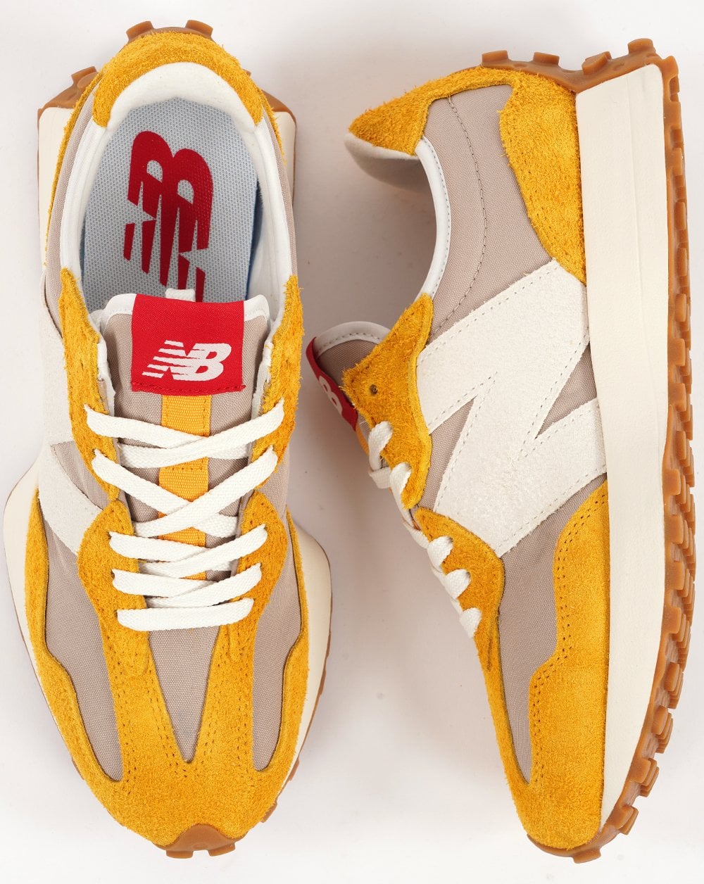 New Balance 327 Trainer Yellow/Grey