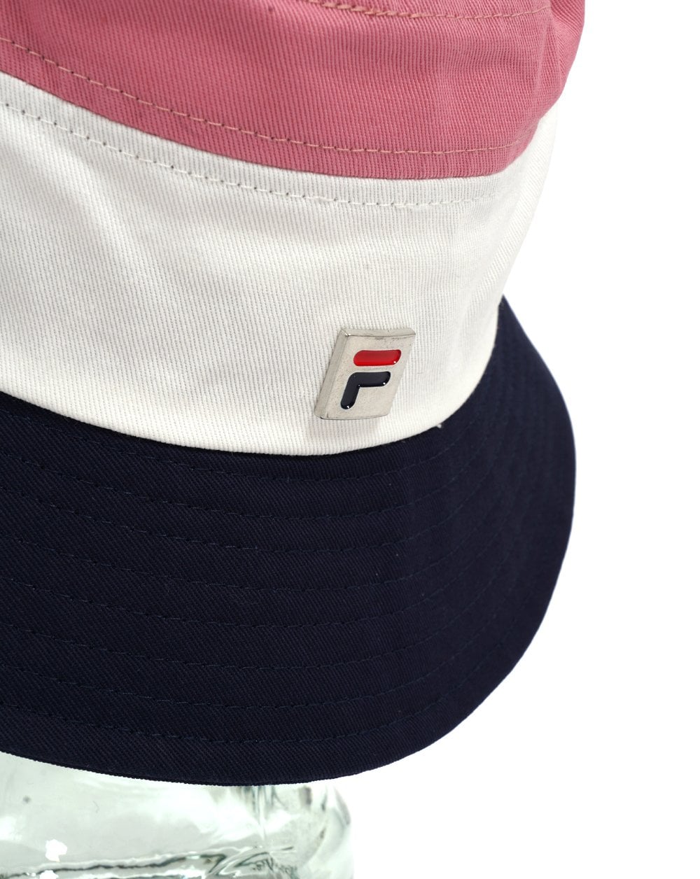 Fila Vintage Marco Bucket Hat Deep Pink/Navy/Gardenia