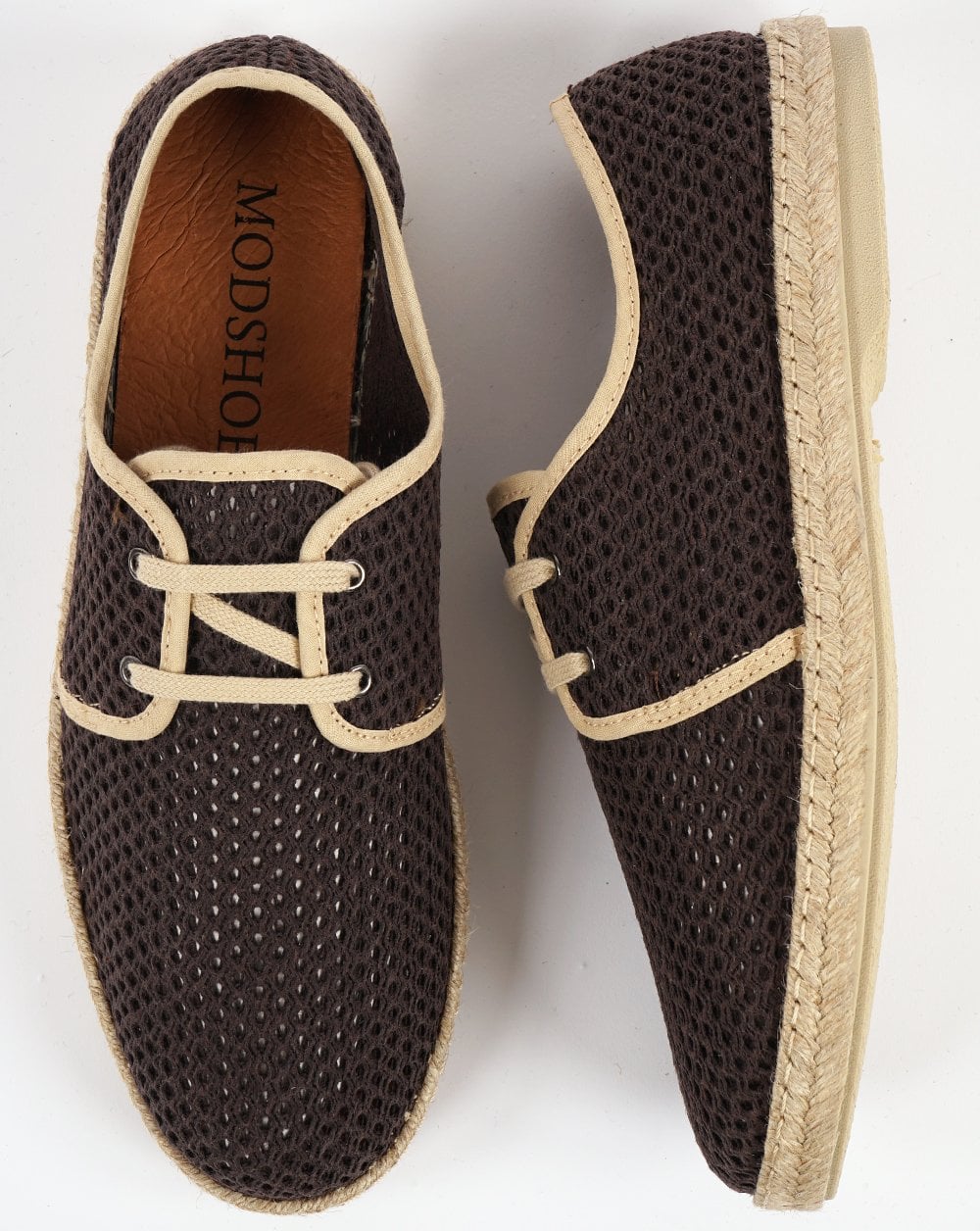 80s Casual Classics Paulo Mesh Lace Up Brown