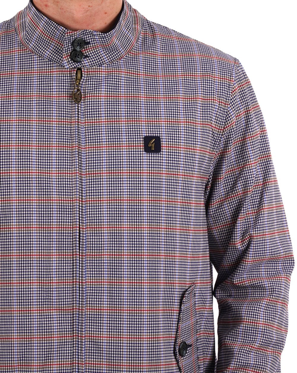 Gabicci Vintage Hadrian Check Jacket Thames