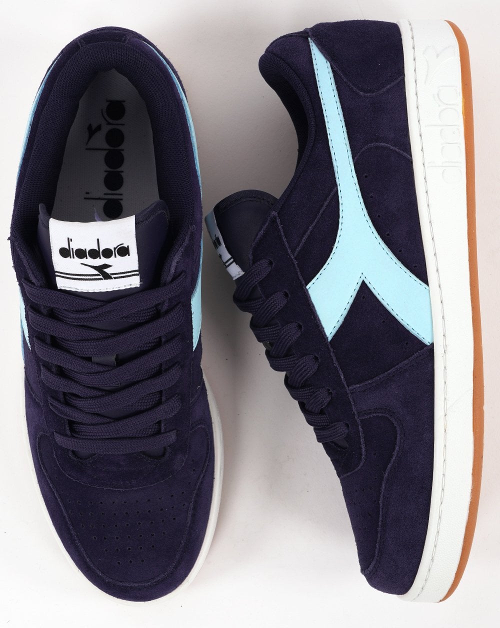 Diadora MB Elite Trainer Navy- Sky Suede Exclusive