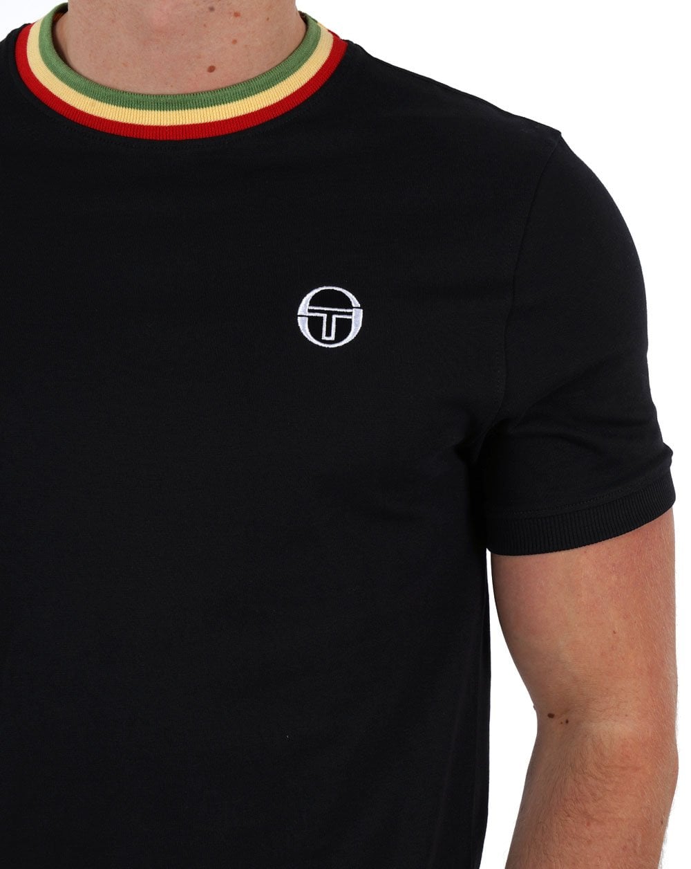 Sergio Tacchini Rainer T Shirt Black