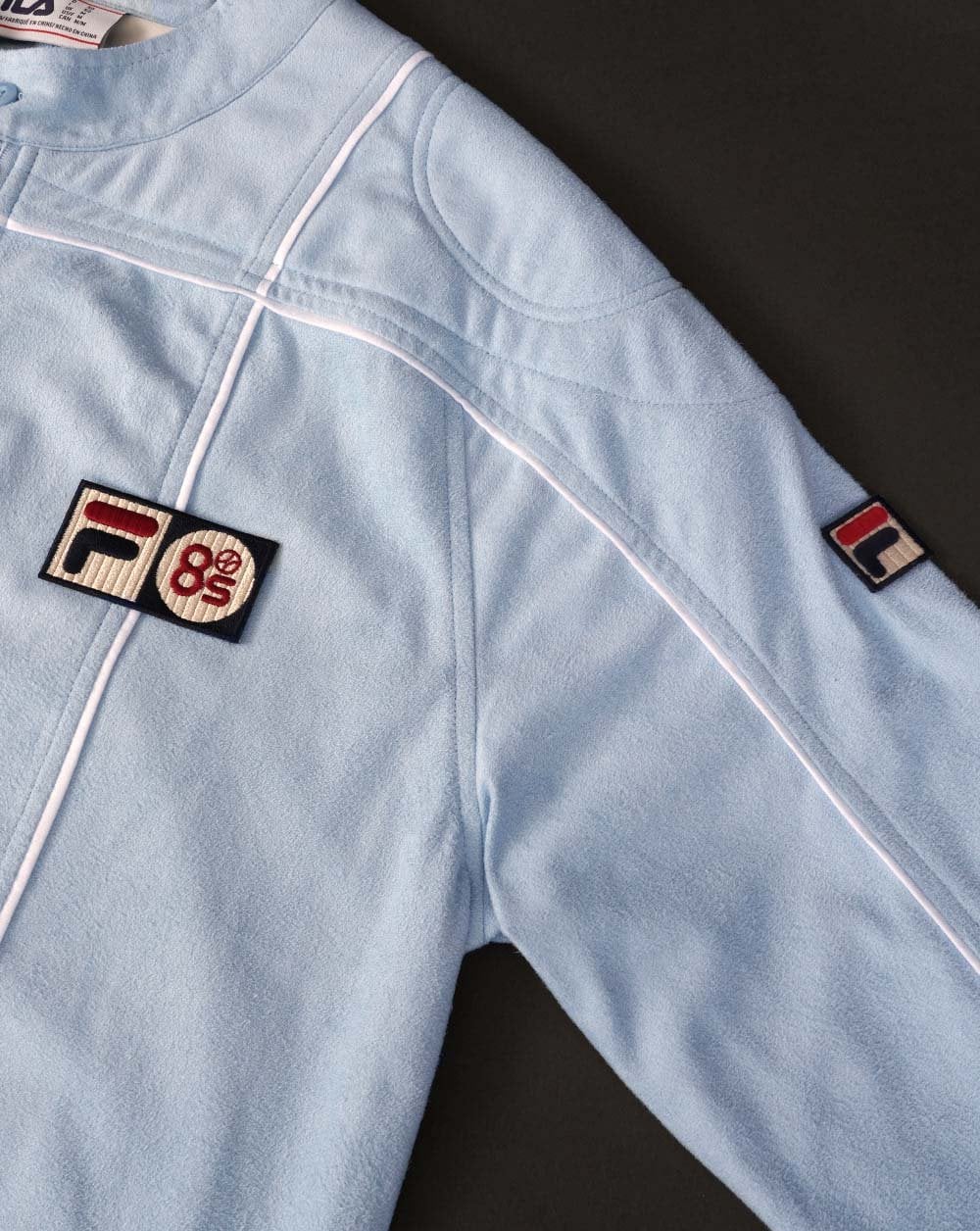Fila Vintage Terrinda Mk3 Pro Badged Track Top Sky Blue/White