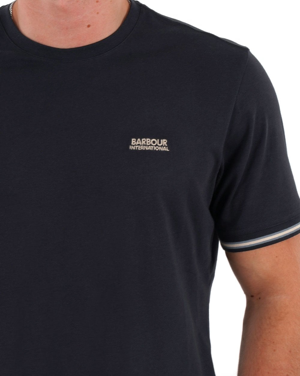 Barbour International Torque Tipped T Shirt Dark Navy