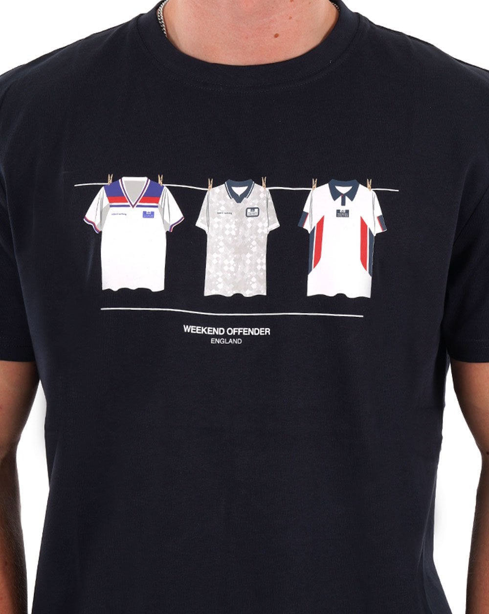 Weekend Offender England Home T-Shirt Navy