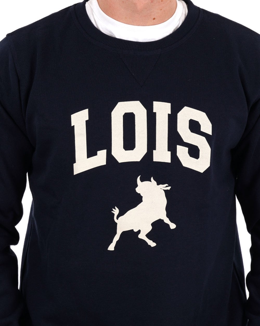 Lois Special Varsity Sweatshirt Navy