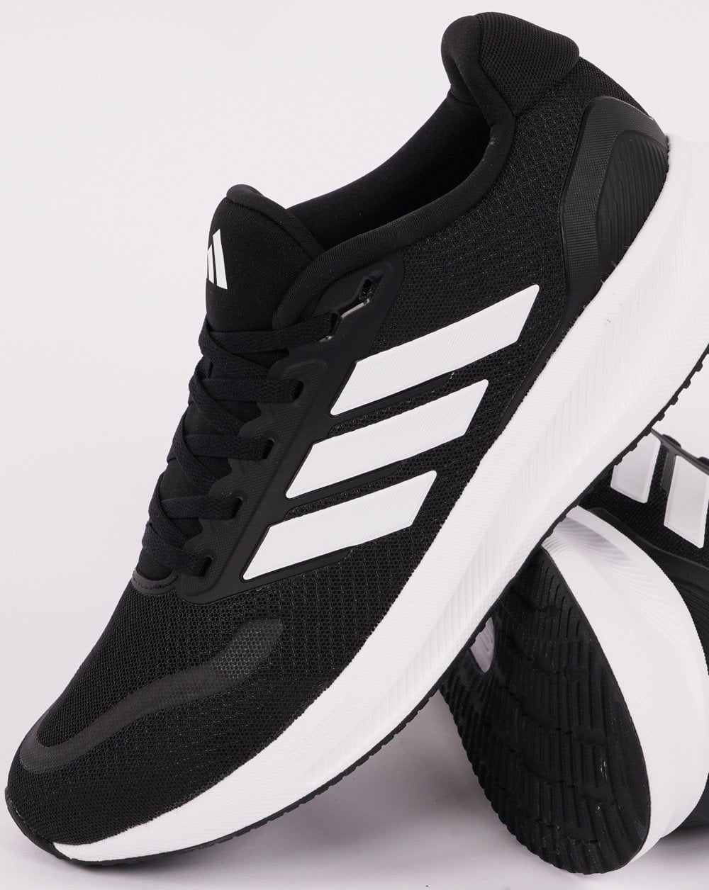 adidas falcon black leather