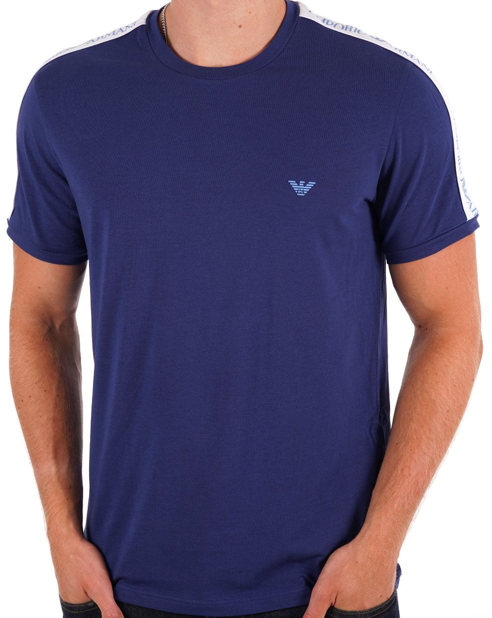 Emporio Armani Taping Loungewear T-shirt Ink Blue