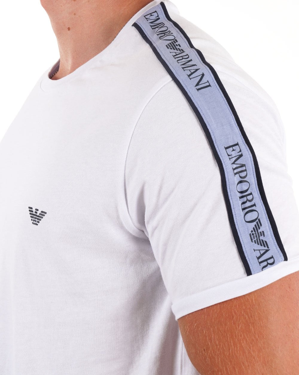 Emporio Armani Taping T-shirt White