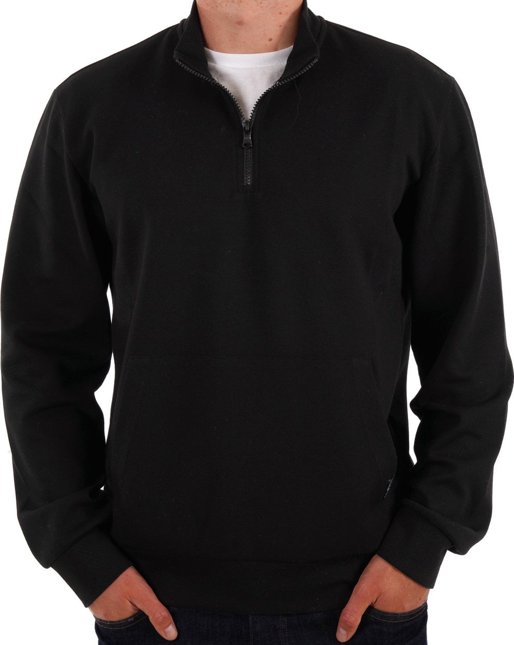 Emporio Armani 1/4 Zip Sweater Black