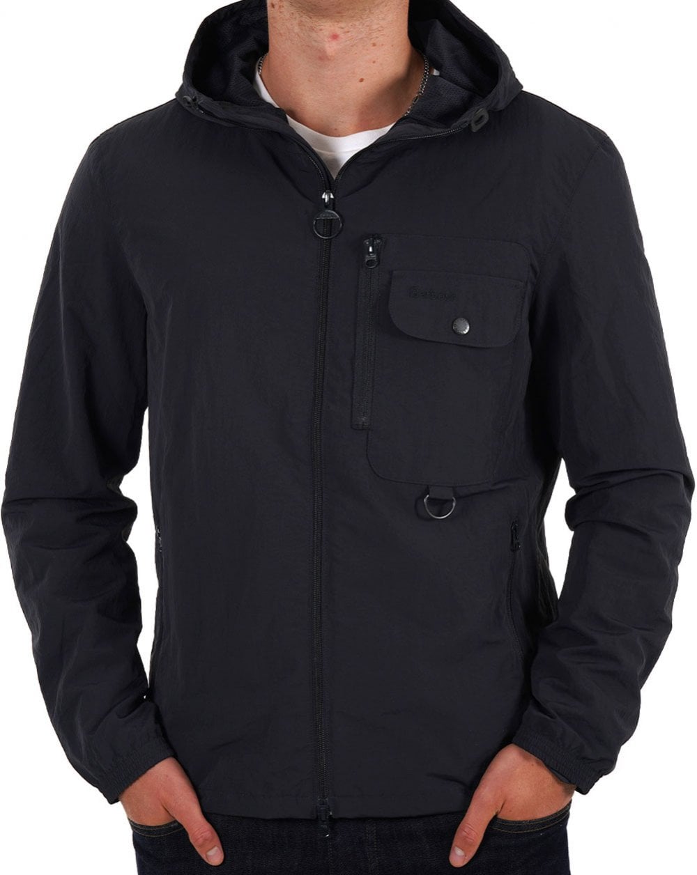 Barbour Angler Showerproof Jacket Navy