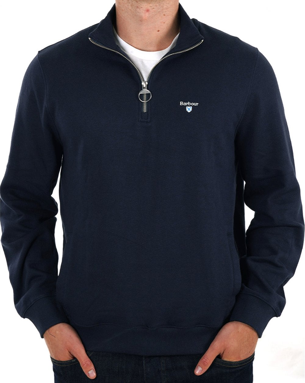 Barbour Beckhill Half Zip Sweat Navy