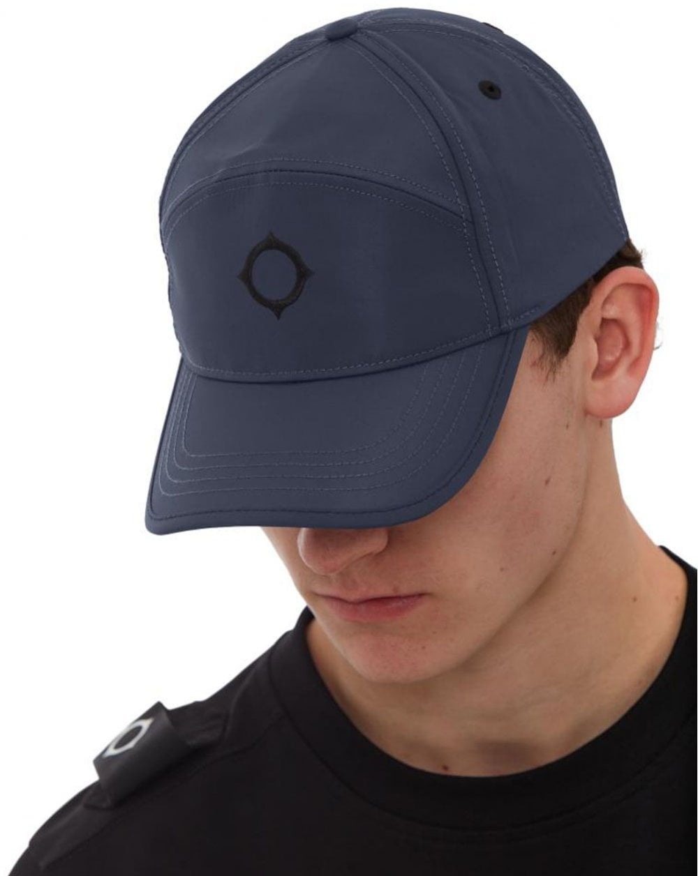 MA.STRUM Embroidered Icon Cap Ink Navy - 80s Casual Classics