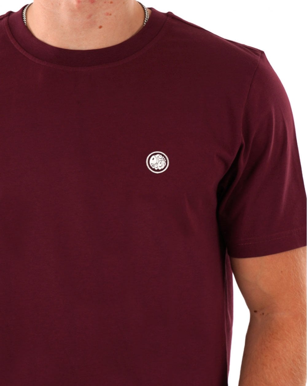 Pretty Green Mitchell T-shirt Burgundy