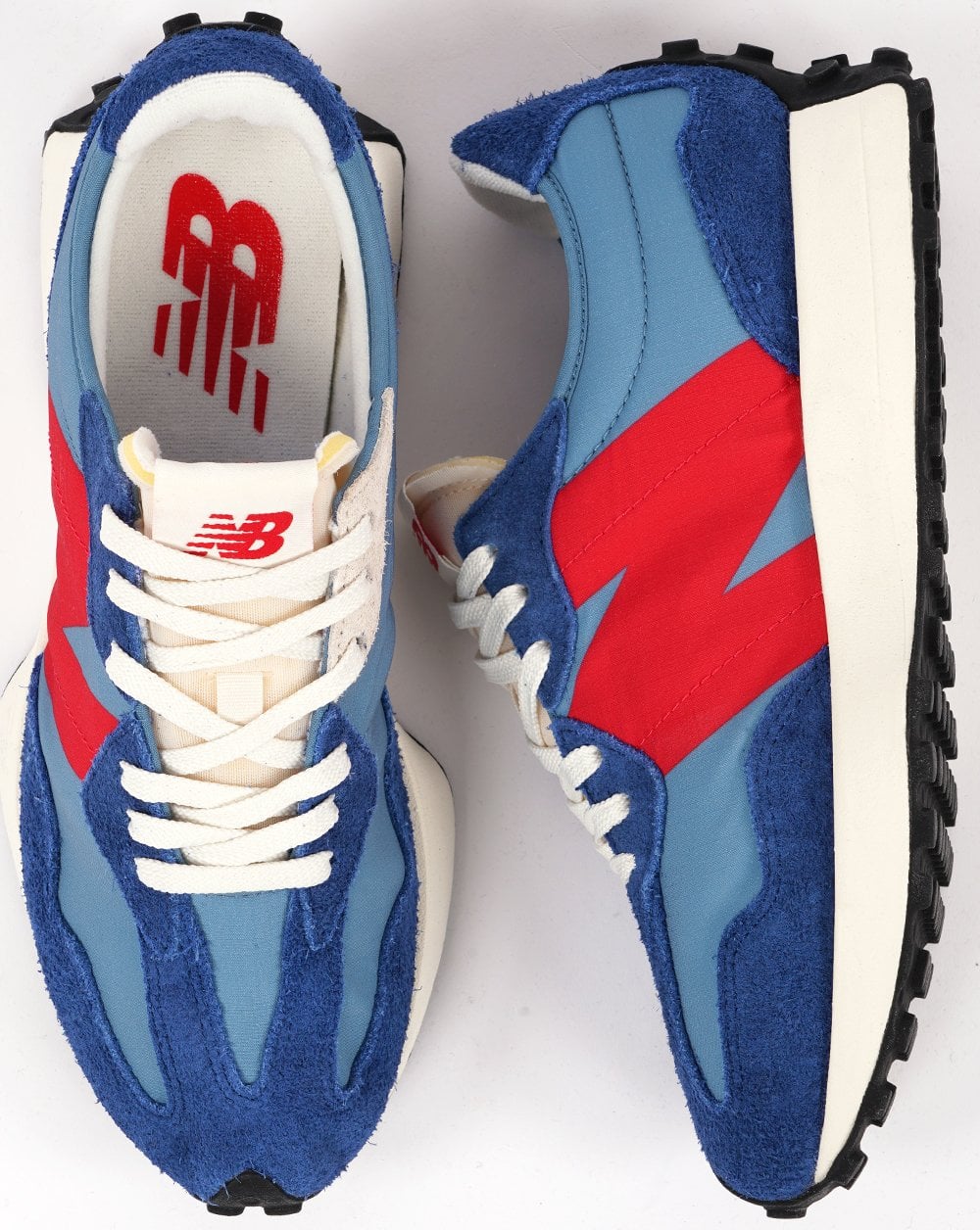 New Balance 327 Trainer Blue Red