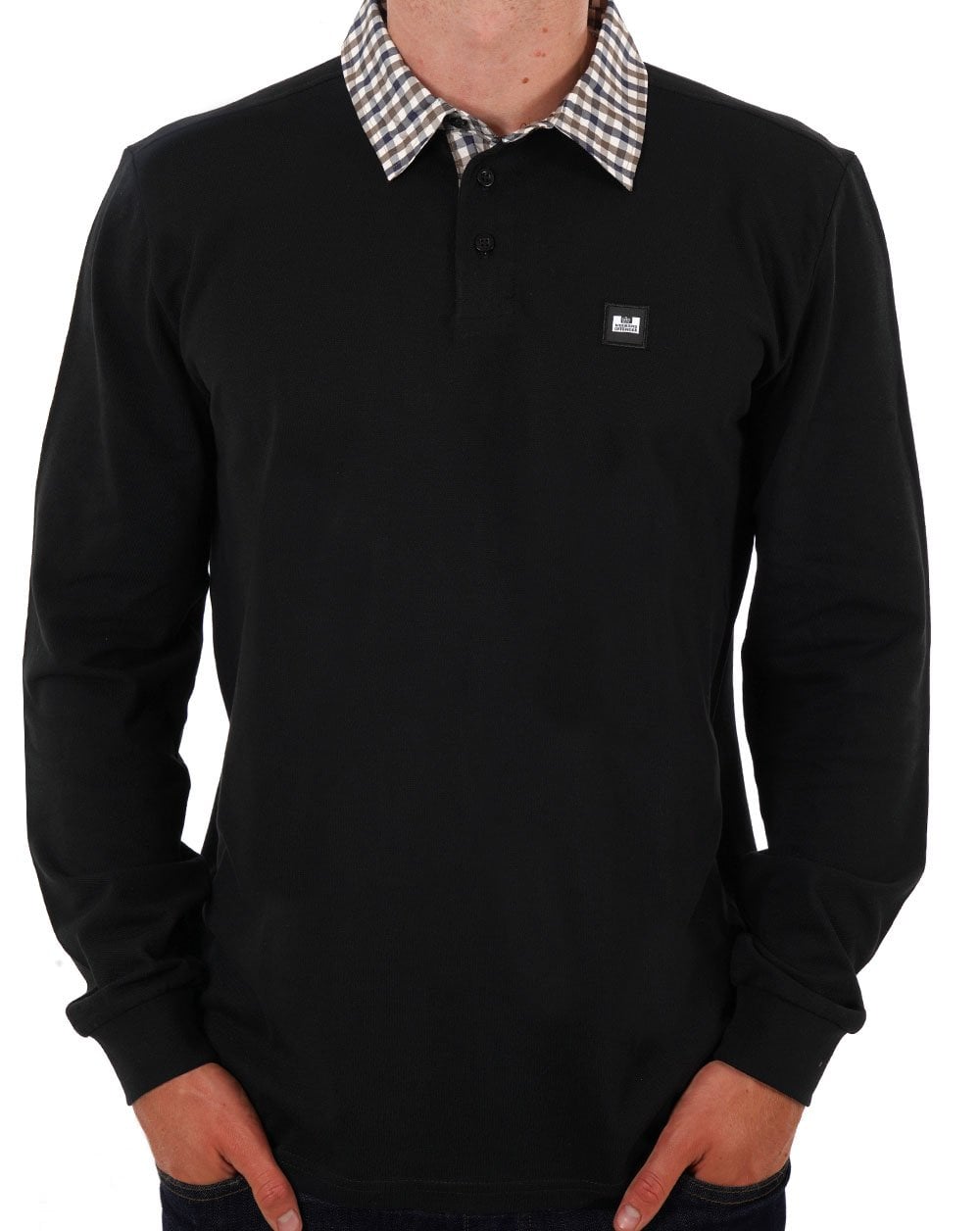 Weekend Offender Walker LS Polo Shirt Black