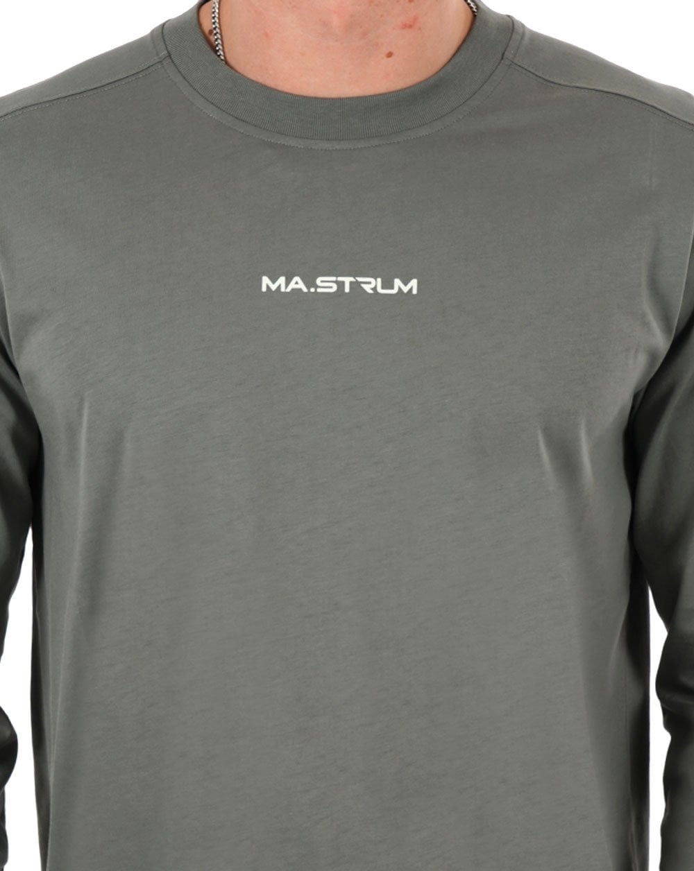 MA.STRUM Printed LS T Shirt Sedona Grey