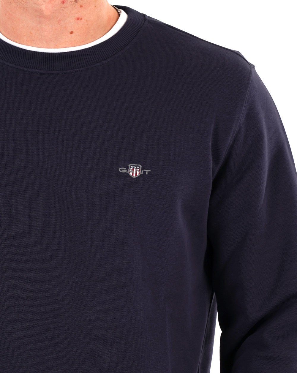 Gant Shield Crew Sweat Navy Blue
