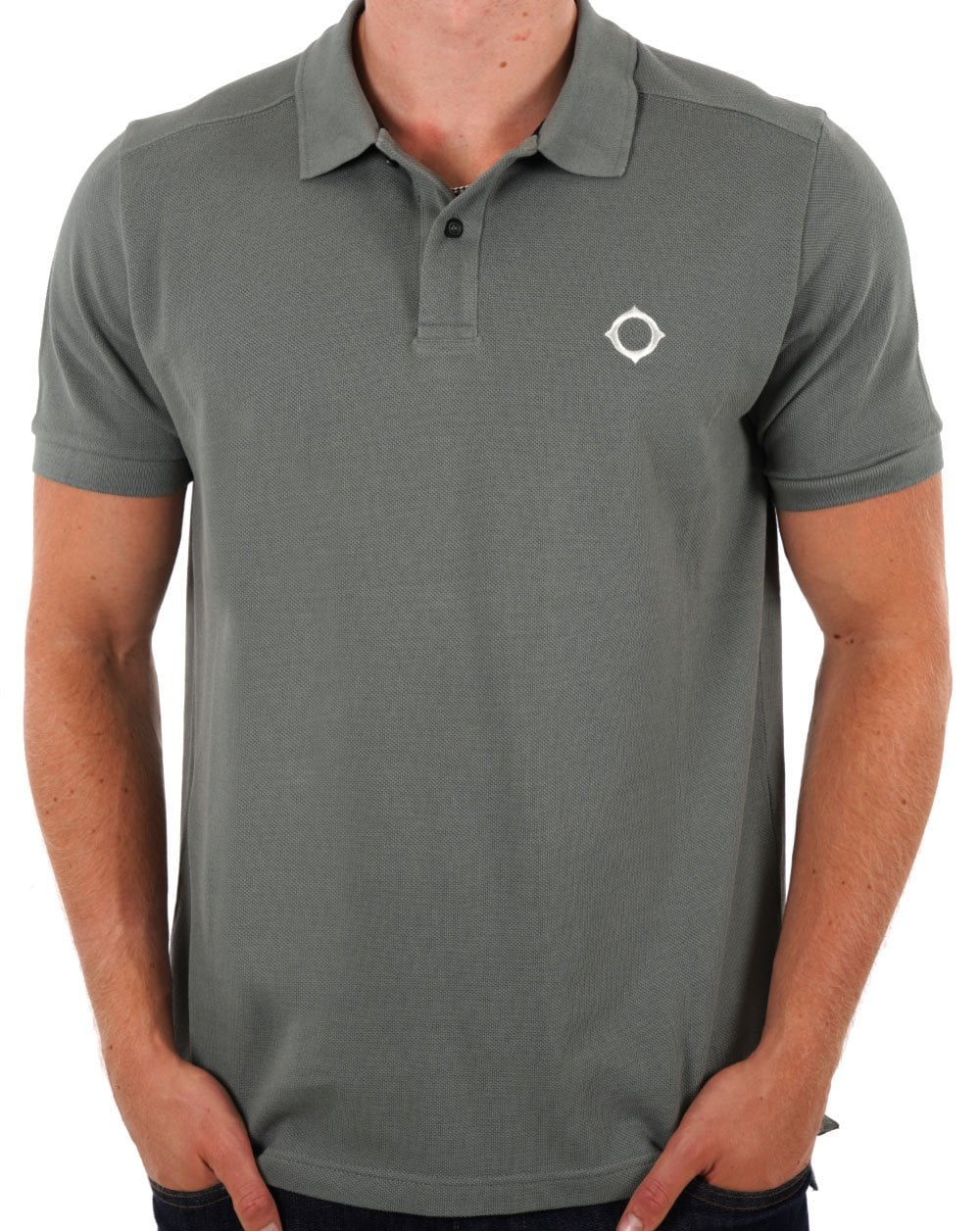 MA.STRUM Pique Polo Sedona Grey