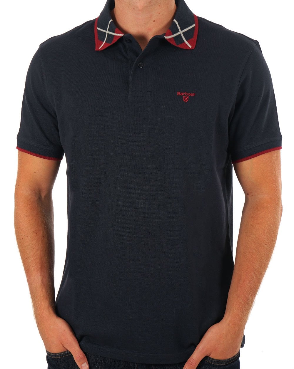 Barbour Brodie Polo Shirt Navy