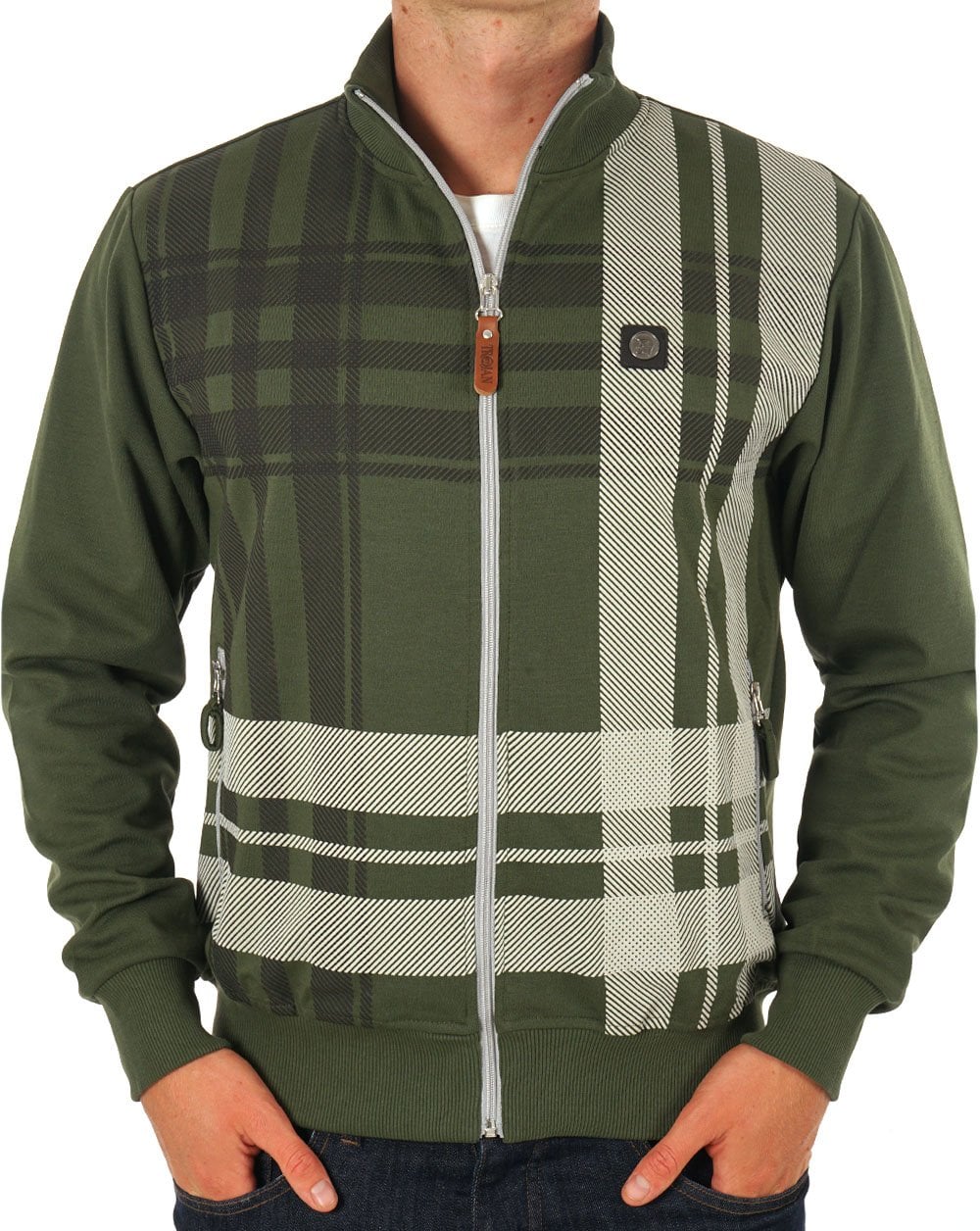 Trojan Check Track Top Army