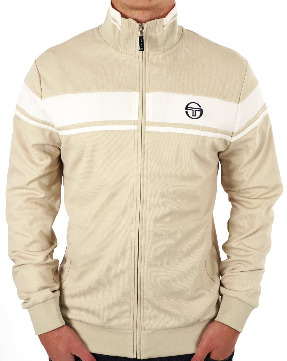 Sergio Tacchini Masters Track Top Stone/Gardenia