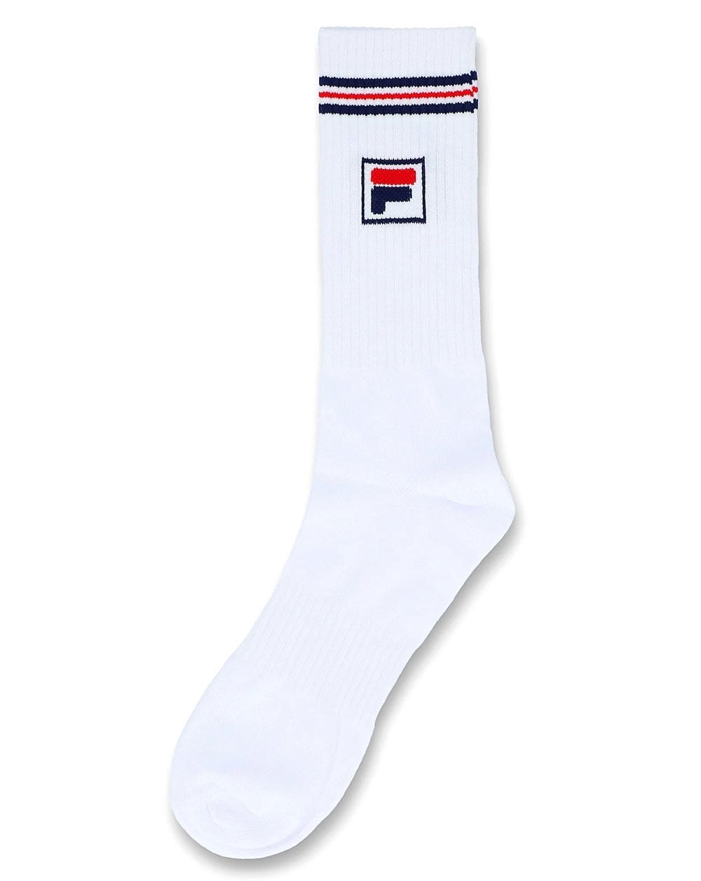 Fila Vintage Jent Crew Socks 3 Pack White