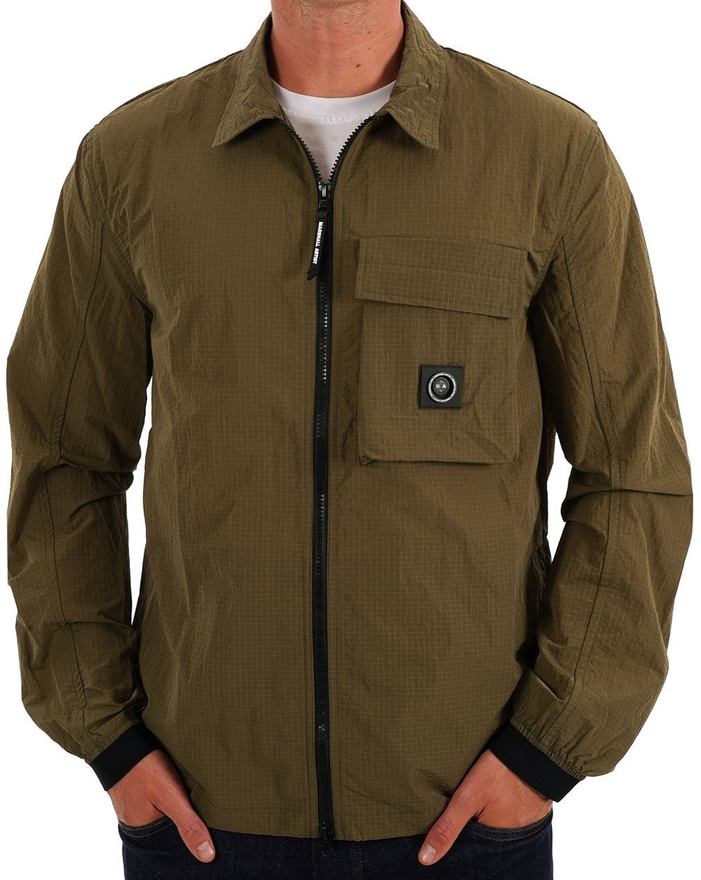 Marshall Artist Nevado Overshirt Khaki Green