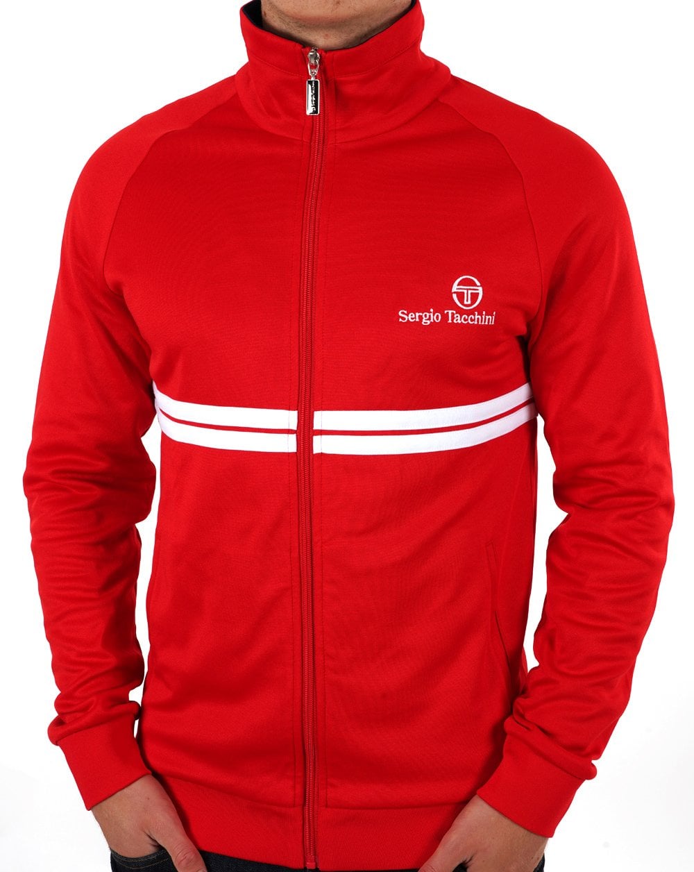 Sergio Tacchini Dallas Track Top Red White