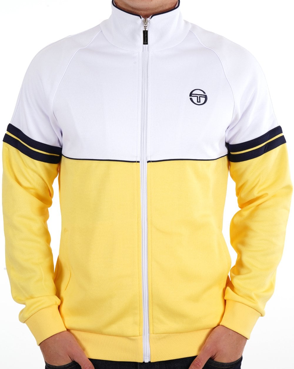 Sergio Tacchini Orion Track Top Yellow/White